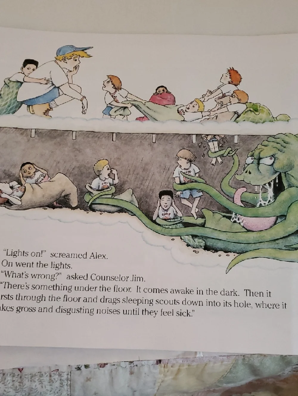Vintage - Lights Out! Children's Book - Big Book